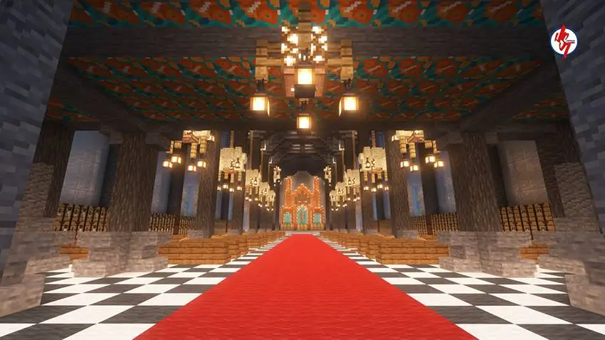 Главный зал внутри церкви Сан-Себастьян