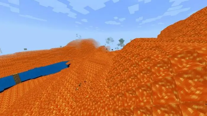 Верхний мир полностью в лаве