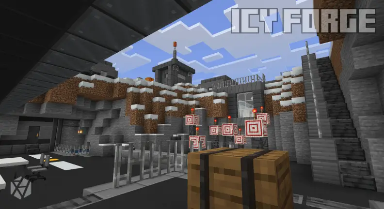 База ледяная кузница снизу