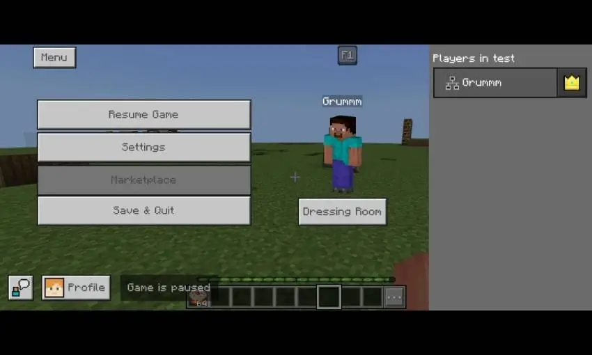 Новый вид меню паузы