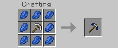Крафт улучшенной кирки