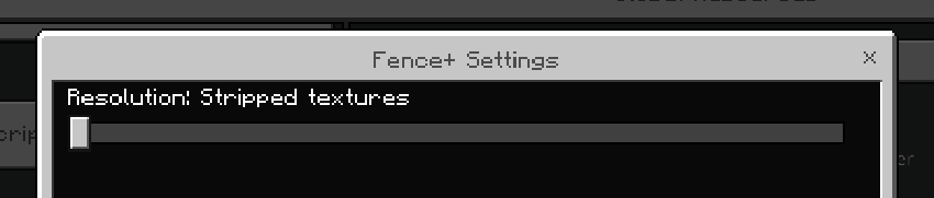 Настройка внешнего вида заборов