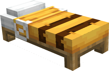 Яркая желтая кровать с текстурой пчелы