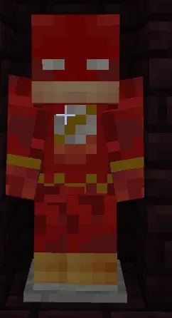 Полный сет брони Флэша красного цвета