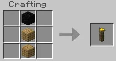 Крафт улучшенного факела