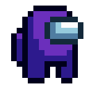 Фиолетовый тотем в виде персонажа из игры