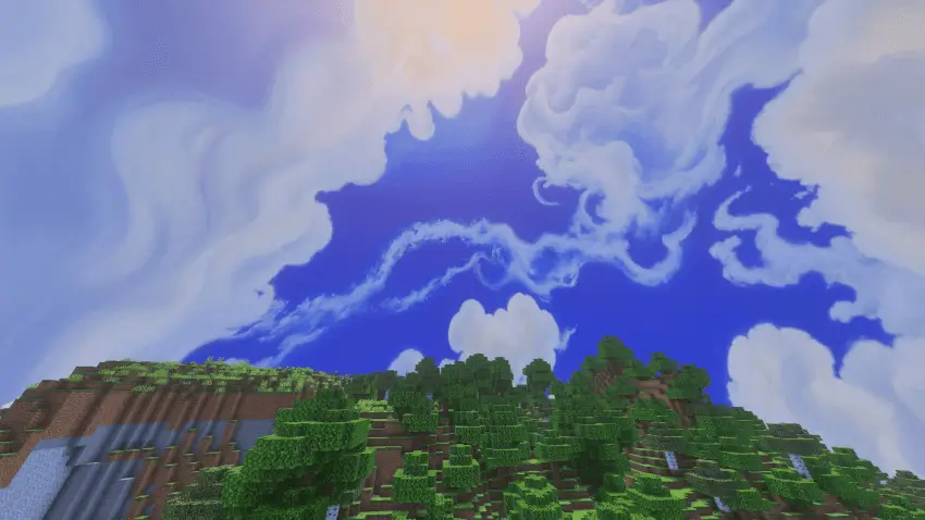 Необычное небо в мире с красивыми облаками