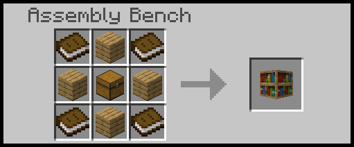 Крафт сейфа в книжной полке