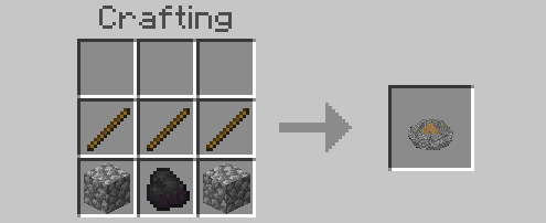 Изготовление исцеляющего костра в верстаке