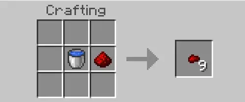 Крафт кусочка редстоуна