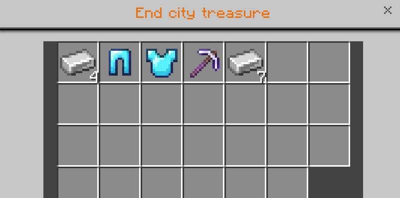 Лут из сундука города Края