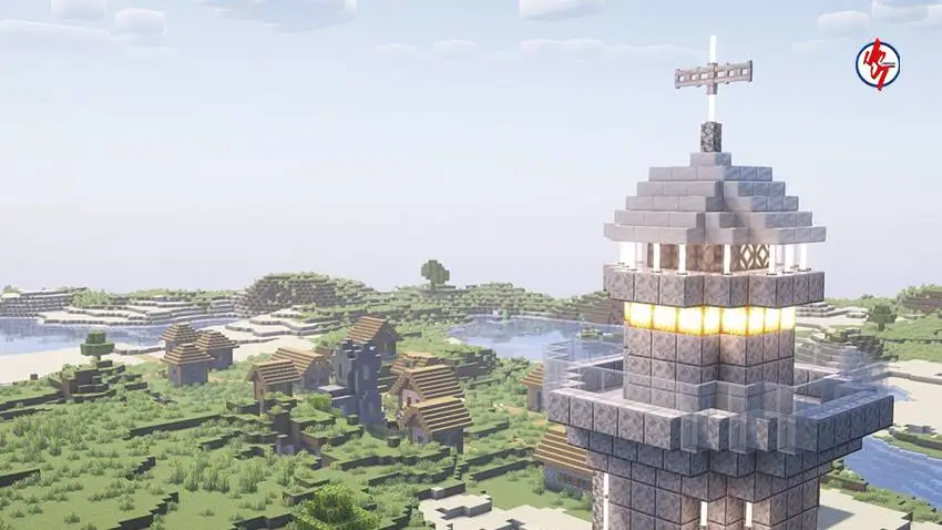 Деревня около маяка