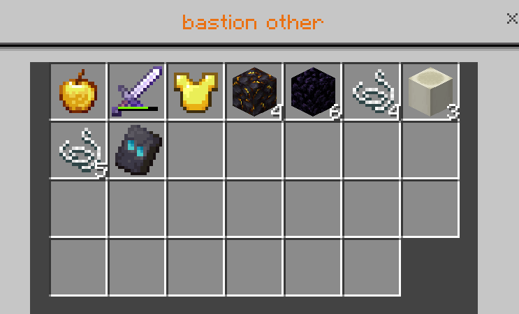 Лут из сундука бастиона