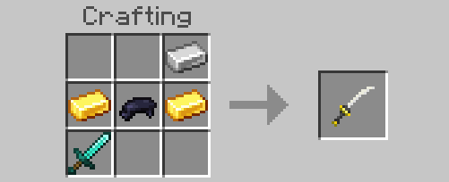 Изготовление золотой катаны