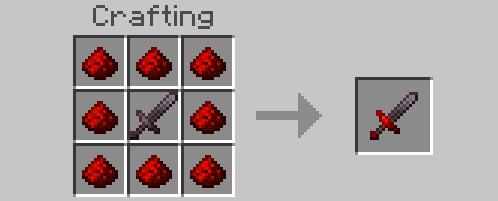 Крафт улучшенного незеритового меча