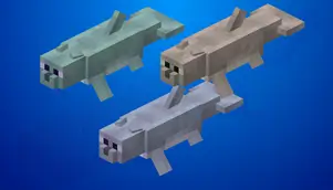 Три разновидности меркотов в воде