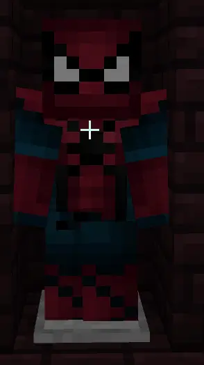 Костюм Человека-паука с стойке для брони