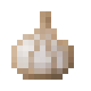 Белый пиксельный чеснок