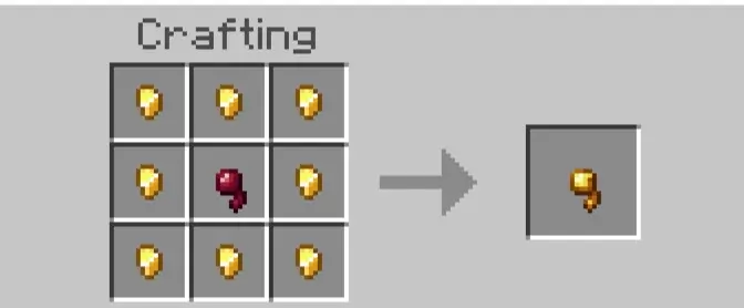 Крафт золотого паучьего глаза