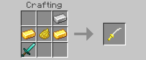 Изготовление катаны с желтой рукоятью