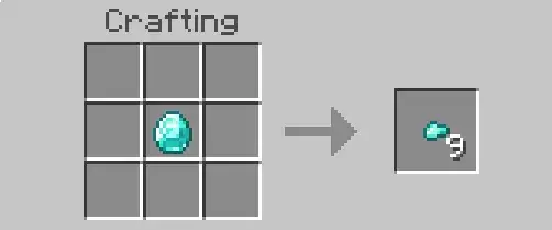 Крафт алмазного самородка