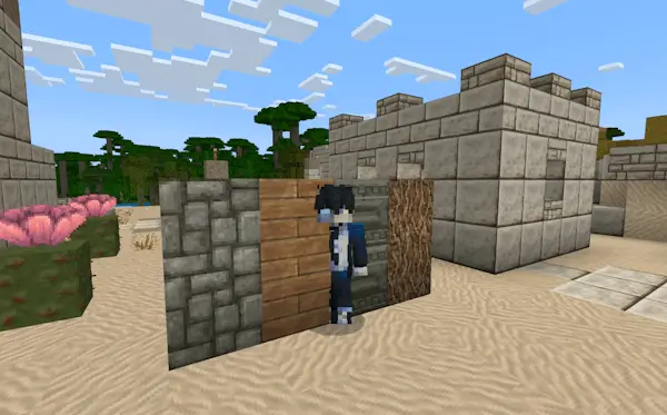 Новые блоки для прохождения игрока в других текстурах