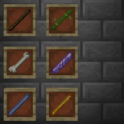 Все виды посохов