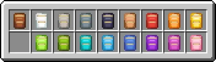 Цветовые варианты рюкзаков