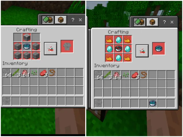 Изготовление нового компаса и камня для телепортации