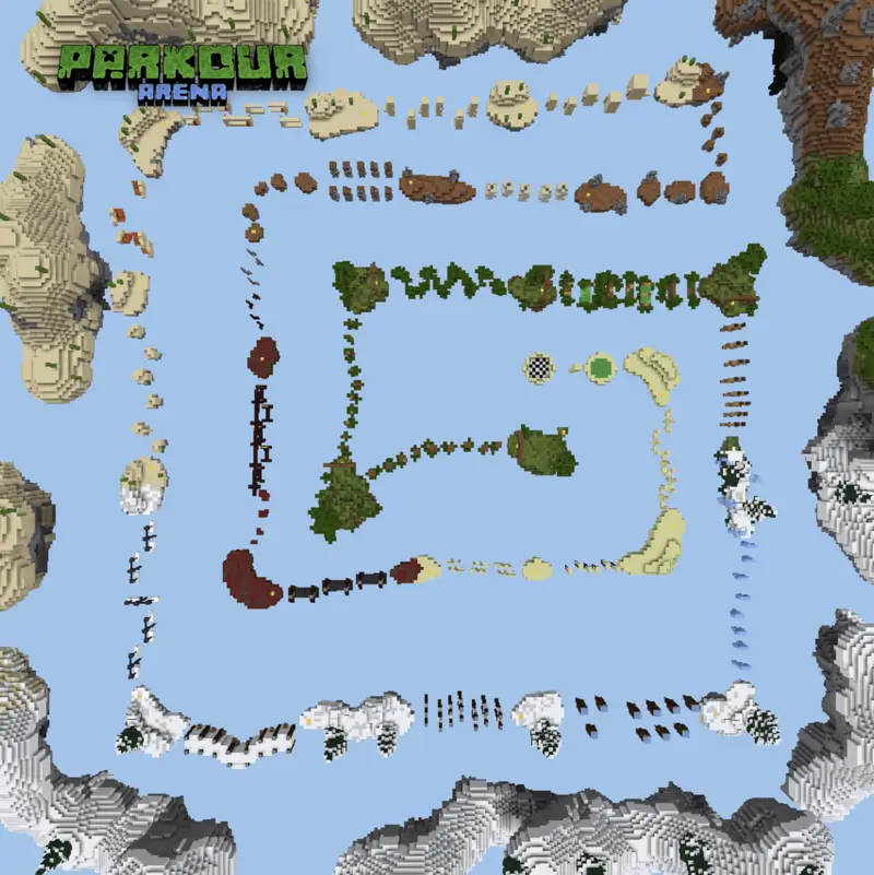 Все локации сверху