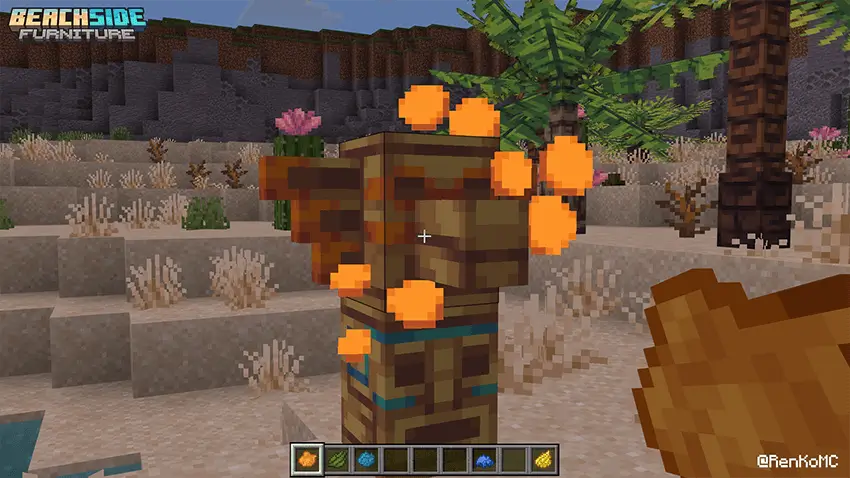 Изменение цвета тотема