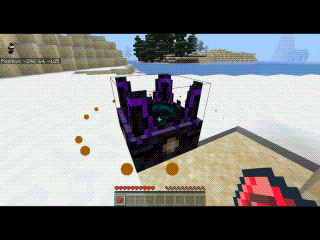 Улучшение разряженного блока с помощью красного камня