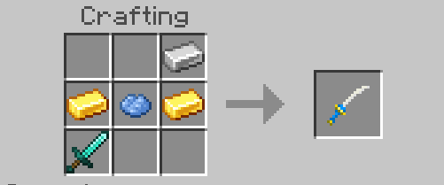 Изготовление новой голубой катаны