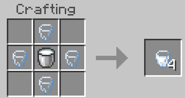 Крафт молока в стакане