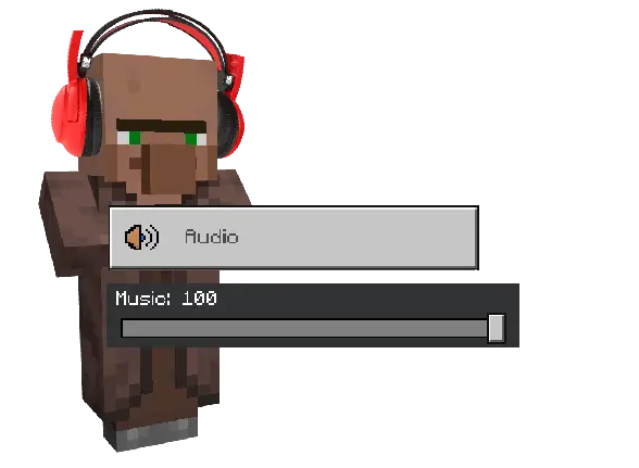 Житель с наушниками