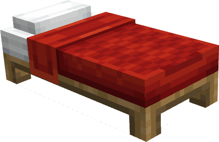 Красная 3D кровать с новой текстурой