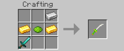 Крафт светло-зеленого меча