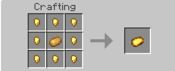 Крафт золотого картофеля