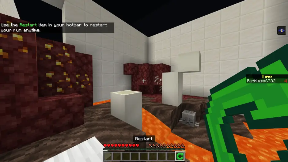 Комната с паркуром в адском стиле