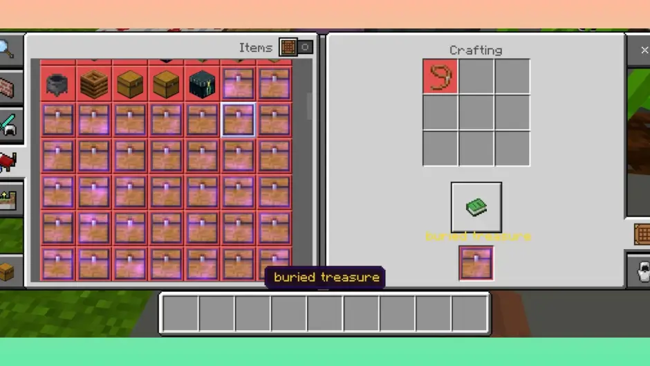 Крафт сундука с сокровищем