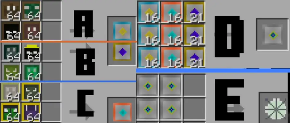 Все крафты усиленных карт