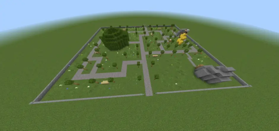 Парк сверху