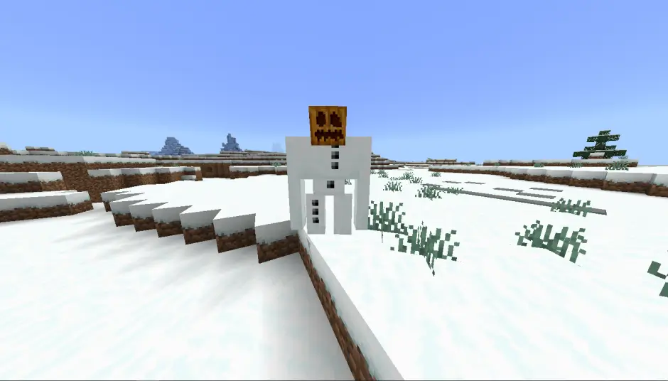 Гибрид железного и снежного голема