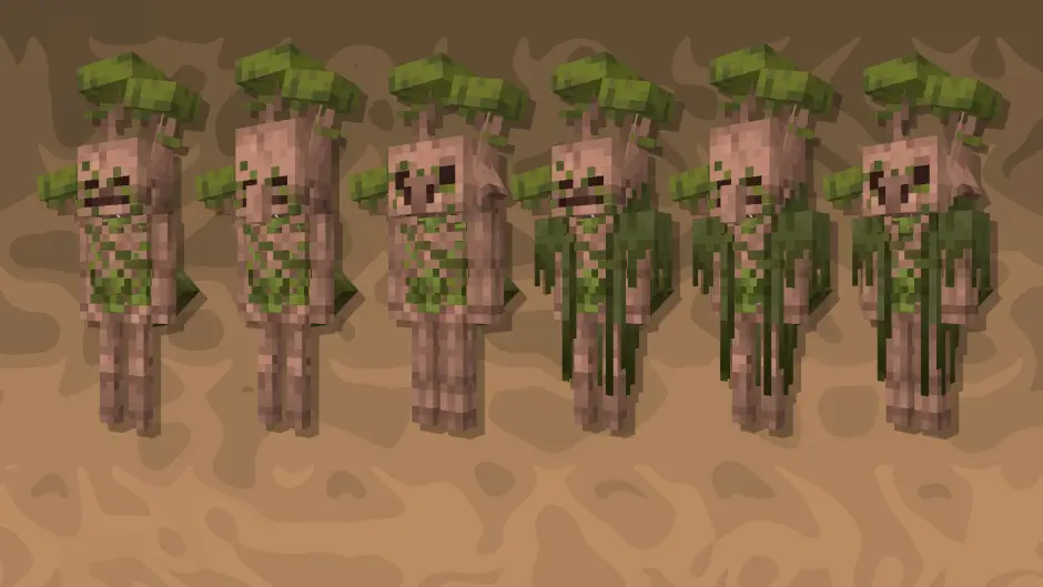 Болотный вид скелетов