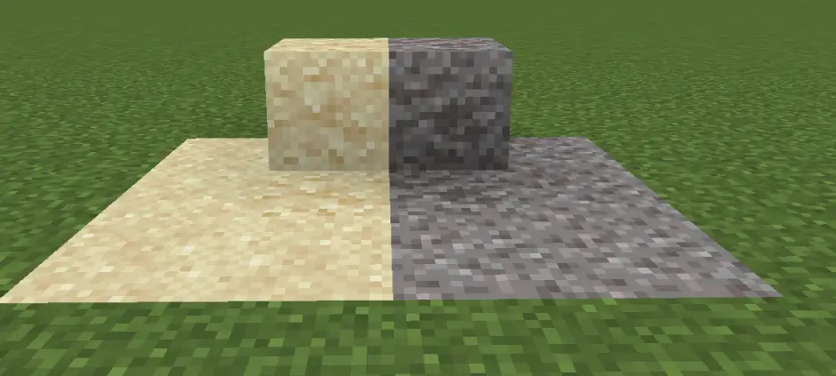 Обычный вид подозрительных блоков