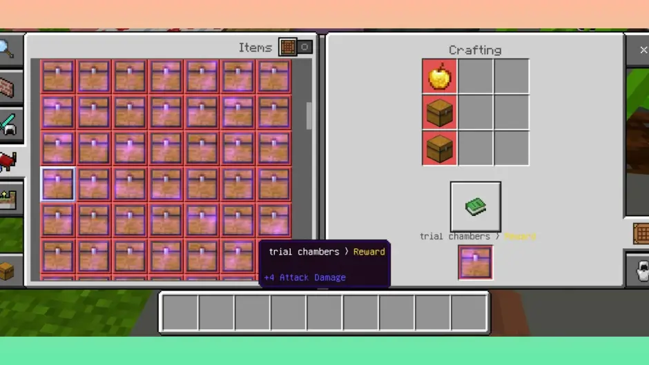 Крафт сундука с наградой