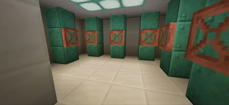 Заржавевшие блоки с люками