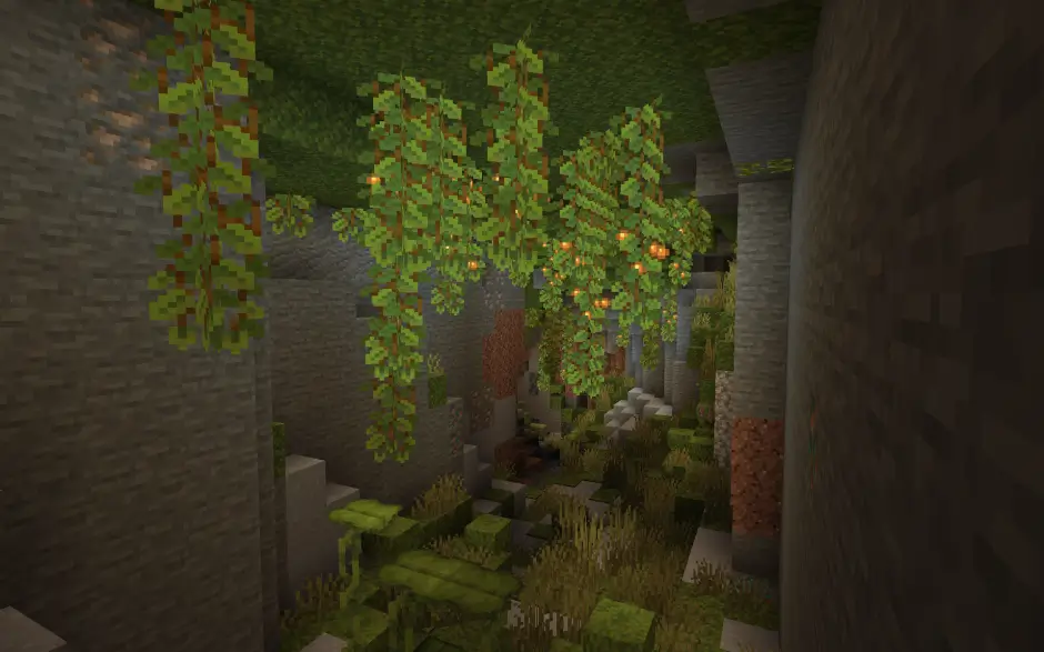 Пышные пещеры с рудами