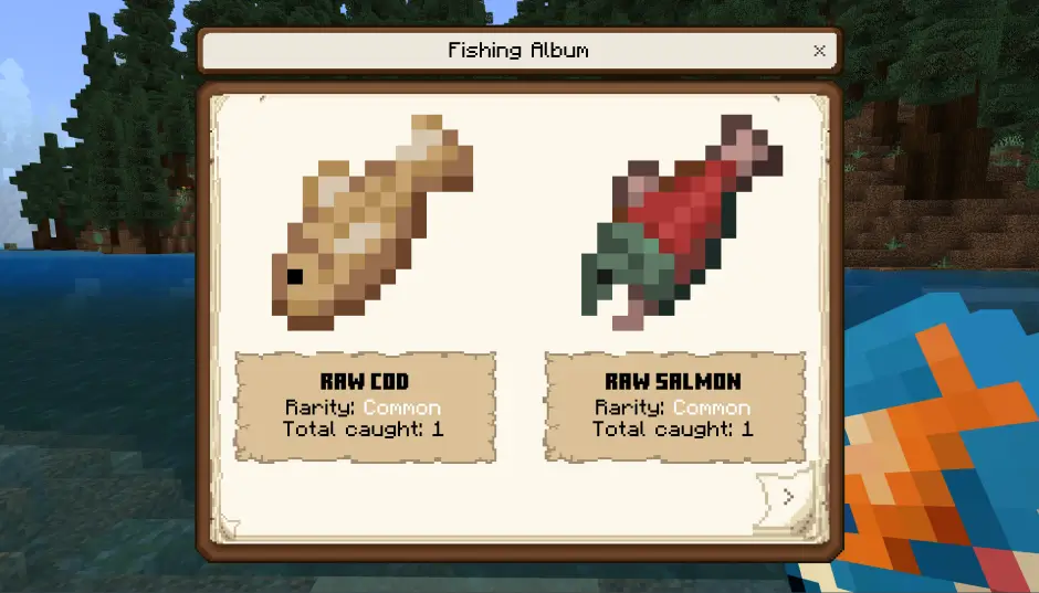 Просмотр рыб в рыбном альбоме