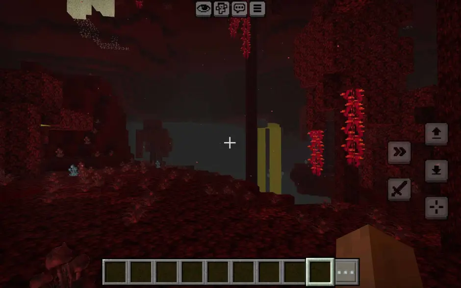 Багровый лес с новыми деталями и текстурами